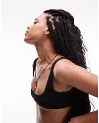 & Other Stories - Crinkle Scoop Front Bikini Top With Low Back - Lyst