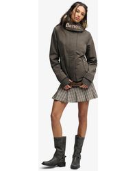 Bench x Superdry & Co - Faux Fur Hooded Windcheater Jacket - Lyst