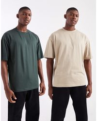 ASOS - Essentials 2 Pack Oversized T-Shirt - Lyst