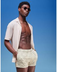 ASOS - Seersucker Swim Shorts - Lyst