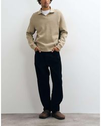 ASOS - Relaxed Tapered Corduroy Pants - Lyst