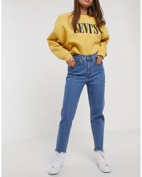 levi blue mom jeans
