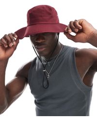 ASOS - Bob style safari - bordeaux délavé - Lyst