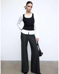 Stradivarius - Loose-Fitting Smart Trousers - Lyst