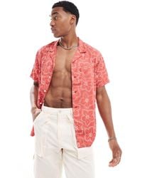 Levi's - Sunset Camp Short Sleeve Floral Print Shirt - Lyst