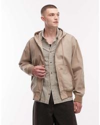 Dickies - Unlined Canvas Hooded Bomber Jacket - Lyst