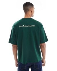 Polo Ralph Lauren - Script Icon Logo Back Print Relaxed Fit Heavyweight T-shirt - Lyst