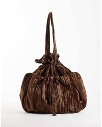 ASOS - Ruched Pocket Tote Bag - Lyst