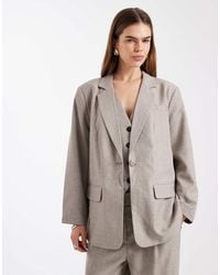 ONLY - Oversized Tailored Blazer Co-Ord - Lyst