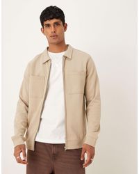 Threadbare - Cotton Mix 300 Gsm Long Sleeve Overshirt - Lyst