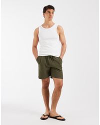 ASOS - Oversized Ribbed Shorts - Lyst