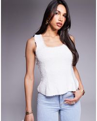 River Island - Boucle Vest - Lyst