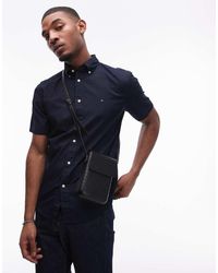 Tommy Hilfiger - Flex Poplin Short Sleeve Shirt - Lyst
