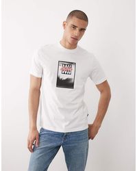BOSS - Regular-Fit T-Shirt Met Korte Mouwen En Grafische Print - Lyst