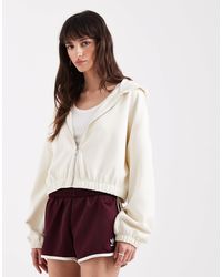 ONLY - – weicher cropped-kapuzenpullover - Lyst