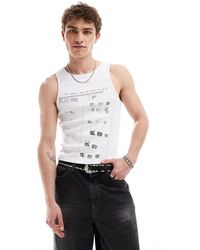 Collusion - Muscle Festival Vest With Vintage Print - Lyst
