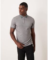 SELECTED - Polo zippé - clair - Lyst