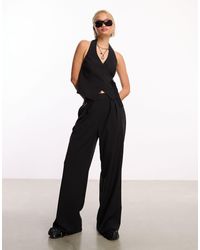 Collusion - Tailored Wide Leg Trousers Co-Ord With Elasticated Waistband - Lyst