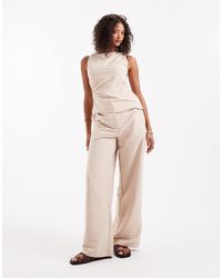 ASOS - Relaxed Straight Leg Trousers Co-Ord - Lyst
