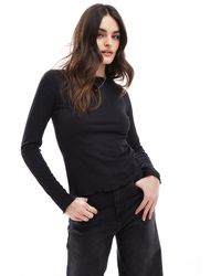 JJXX - Long Sleeve T-shirt With Lettuce Hem - Lyst