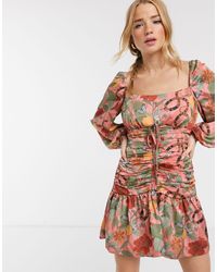 finders keepers bella button down mini dress