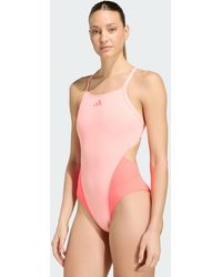 adidas Originals - Ripstream Team Thin Straps C-back Swimsuit - Lyst