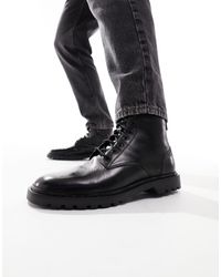 Walk London - Milano Lace Up Boots - Lyst