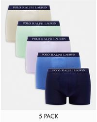 Polo Ralph Lauren - 5 Pack Trunk With Logo Waistband - Lyst