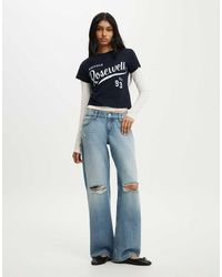 Cotton On - Petite Low Rise Straight Jean - Lyst