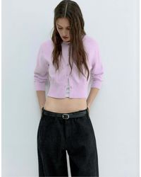 Pull&Bear - – kurze strickjacke - Lyst