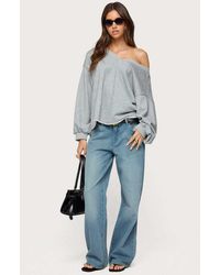 Edikted - Raelynn Washed Low Rise Jeans - Lyst