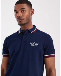 Tommy Hilfiger - Tipped Collar And Cuff Polo Shirt - Lyst