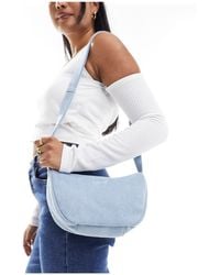 Levi's - Denim Shoulder Bag With Logo - Lyst