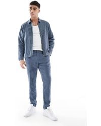 New Look - Linen-blend Striped Trouser Co-ord - Lyst