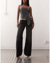 Weekday - Imoo Low Waist Wide Leg Jeans - Lyst