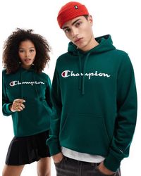 Champion - Sudadera Con Capucha Y Logo En La Parte Central Del Pecho Legacy De - Lyst
