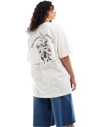ONLY - 'timeless Art' Back Graphic Boyfriend Fit T-shirt - Lyst