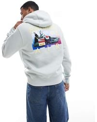 Nike - Sudadera Claro Con Capucha Y Estampado Gráfico Air Max De Club-Plateado - Lyst