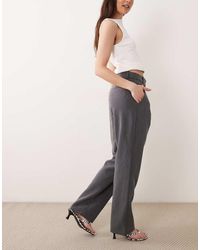 Abercrombie & Fitch - High Rise Quinn Tailored Trousers - Lyst