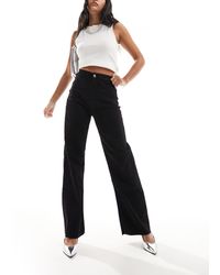 Vero Moda - Wide Leg Jeans With Washed Pinstripe - Lyst