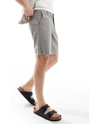 Only & Sons - Linen Mix Chino Short - Lyst