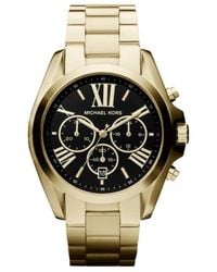Michael Kors - Bradshaw Chronograph, -Tone Stainless Steel Watch - Lyst