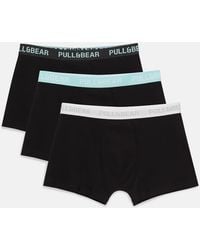Pull&Bear - Pack Of 3 Boxers - Lyst
