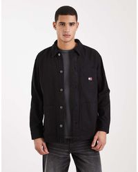 Tommy Hilfiger - Badge Logo Overshirt - Lyst