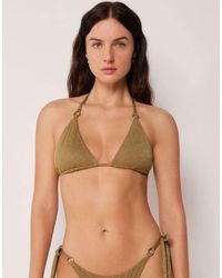 Calzedonia - Triangle Bikini Top Sophisticated Shine - Lyst