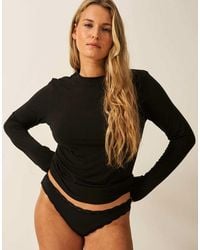 Stripe & Stare - Long Sleeve Under Layer Top - Lyst