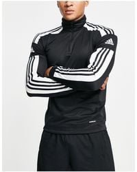 adidas Originals - Adidas Football Squadra 21 Half Zip Sweatshirt - Lyst