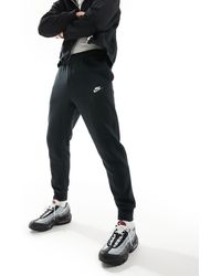 Nike - Club - joggers neri con fondo elasticizzato - Lyst
