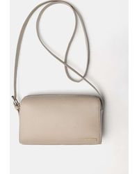 Pull&Bear - Borsa A Tracolla Écru Con Tasca - Lyst