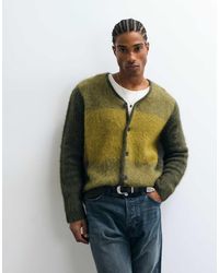 SELECTED - Alpaca Wool Blend Block Cardigan - Lyst